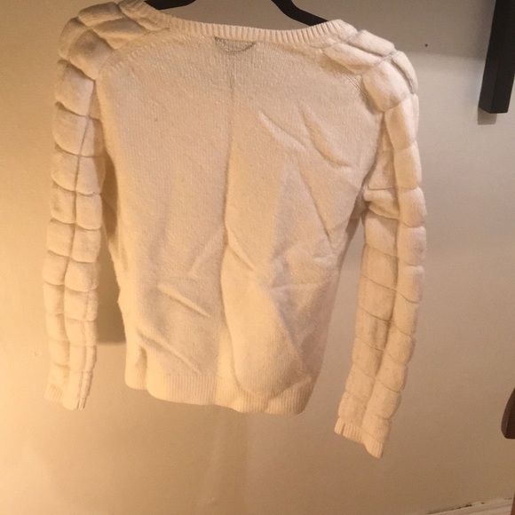 The Kooples SPORT White Wool Sweater Knit L - Picture 2 of 3